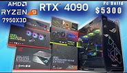 Building an All ROG High End Gaming Pc $5300 (2023)