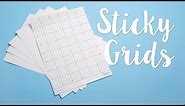How to Use Sticky Grid Sheets - Sizzix