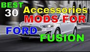 30 Different Accessories MODS You Can Have In Your FORD FUSION Floor Mats Seat Cover & Many More