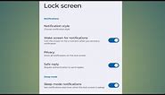 Android 14 lock screen, Motorola Android 14 lock screen, Moto edge 30 ultra Android 14 lock screen