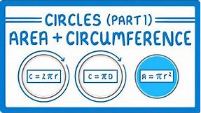 GCSE Maths - How to find the Area and Circumference of a Circle (Circles Part 1) #106