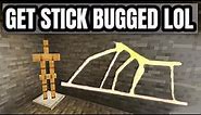 Get Stick Bugged Lol (Minecraft Meme)