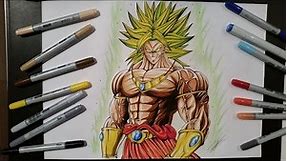 Drawing Broly ► The Legendary Super Saiyan [Dragon Ball Z]