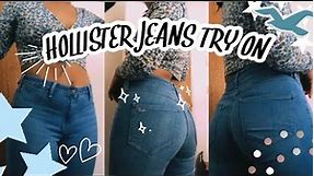 HOLLISTER JEANS TRY ON HAUL!
