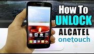 How To Unlock Alcatel One Touch / Fierce 2 / Evolve / Idol / Pop / AT&T / T-mobile / Rogers / etc.