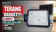 Wah Terang Banget!!! Lampu LED Flood Light with Solar Panel LUBY - Lampu Solar Cell