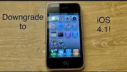 How to Downgrade the iPhone 3GS to iOS 4.1 (Read description before watching)
