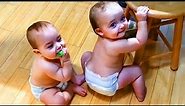 The Cutest Twin Babies On The Planet - Funny Baby Videos || Just Laugh