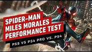 Spider-Man Miles Morales Performance Review - PS5 vs PS4 Pro vs PS4