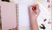 Boss Lady Notebooks for Women I Cute Spiral Journal Notebook with Diamond Pen by NINE ROYAL in a Gift Box - Rose Gold I Hard Cover, Thick and Lined Paper - Great Home or Office I Writing Journal