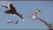 Russian MiG-29SM stealth fighter pilot jumps to survive a modern Ukrainian missile. - ARMA 3