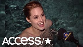 Angelina Jolie Makes A Splash After Her 1999 Golden Globe Win (Access Flashback) | Access