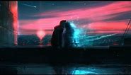 Anime Couple & Sunset | HD 60FPS Live Wallpaper | SAMUKE - Haze
