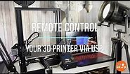 Connecting an Ender 3 3D printer to your computer or home network via the USB port and why to do it.