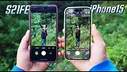 iPhone 15 vs Galaxy S21FE Full Camera Test‎️‍🔥 | Flagship vs Budget📷
