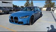 Tour the 2024 M3 in individual Violet Blue | 4K