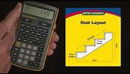 How to do Basic Stair Layouts in Metric | Construction Master 5