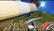 ZEPPELIN VS PLANE DOGFIGHT IN LEGO CITY! - Brick Rigs Multiplayer Gameplay - Lego Plane Challenge