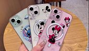 Magnetic for iPhone 15 Plus Case, Cute Mickey Phone Case Compatible with Magsafe, Slim Thin Shockproof Case for Women-Clear