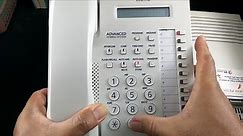 Panasonic KX-T7730 How To Save My Phone Number and Delete It