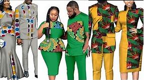 Latest African fashion dress styles for couples