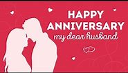 Anniversary Wishes for Husband | Wedding Anniversary Message to Husband from Wife | LoveMementos