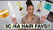 BEST hair PRODUCTS FOR 3C/4A NATURAL HAIR 2022| MOISTURIZING PRODUCTS FOR DRY HAIR