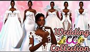 The Sims 4: Best 2022 Wedding Dress Collection || Free download CC link 👇
