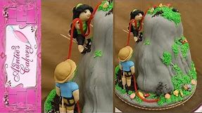 Rappelling/Mountain Climbing Cake Decorating Tutorial
