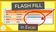 How to Use Flash Fill in Excel - Tutorial