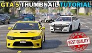 How to make BEST QUALITY THUMBNAIL for GTA 5 | Best Quality GTA 5 Thumbnail