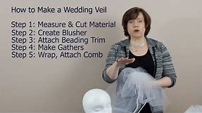 How to Make a Wedding Veil with a Comb: 5 Steps Summary