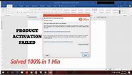 How to fix Product Activation Failed in 1 min [2024] MS Word 2019
