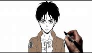 How to draw Eren Jaeger | Step by Step | Attack On Titan