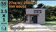 Tiny House Design 27sqm (290 sq ft) | House Design Inspiration