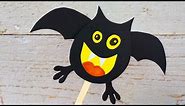 Cute Movable Paper Bat | fun Halloween crafts for kids | Activities for Kids