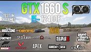 GTX 1660 Super + i5 12400F : Test in 14 Games - GTX 1660 Super Gaming