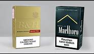 Cigarette packaging design photoshop cc tutorial - B&H cigarette Box