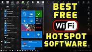 Best FREE Wifi Hotspot Software Specially For WINDOWS 10