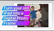 Turn your old iPad into a Digital Photo Frame | Learn how-to use your iPad as a photo frame.