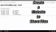 How to share files over the internet step by step