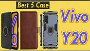Best Cover for Vivo Y20 Back Cover Flip Cover | Smoke Case | Rubber Case - Nxt Level Products