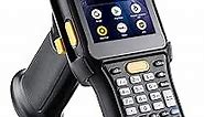 MUNBYN 088P 2024 New Long-Range-Android-Barcode-Scanner, Android 11 PDA, Zebra 4850 Scanner, Long Distance Inventory Scanner with Number Pad & Pistol Grip, 1D 2D QR IP65 Rugged 4G for Warehouse