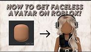 FACELESS AVATAR IN ROBLOX TUTORIAL! | with LINK | itslxse ♡