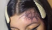 Ornamental neo tribal dark gothic face forehead tattoo tattoo artist - c0rvett #tattooartist #facetattoo #femininetattoo #tattoosforgirls #tattoosforwomen #tattooideasforgirls #tattooideasforwomen #foreheadtattoo #tattoo #tatuaje