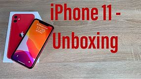 iPhone 11 Product RED Unboxing and First Look
