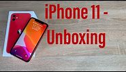iPhone 11 Product RED Unboxing and First Look