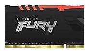 Kingston FURY Beast RGB 16GB 3600MT/s DDR4 CL18 Desktop Memory Single Module | Infrared Syncing | Intel XMP | AMD Ryzen | Plug n Play | KF436C18BBA/16