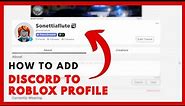 How to add Discord to Roblox profile I FULL TUTORIAL