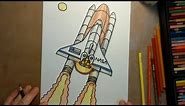 How to Draw a NASA Space Shuttle